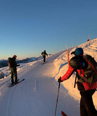 Pistenskitour auf das Grosseck und Speiereck