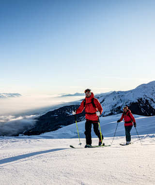 Auf der Piste zur Patscherkofel-Bergstation