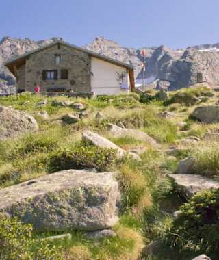 Aufstieg zur Prudenzini-Hütte
