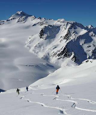 Unbeschwertes Schwingen am Mittelbergferner 