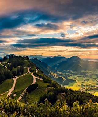 Aussicht vom Rauschberg