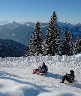 Rodeln vom Riederstein
