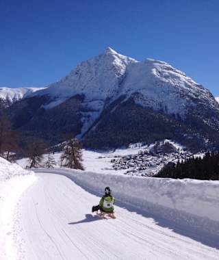 Schlitteln am Albulapass