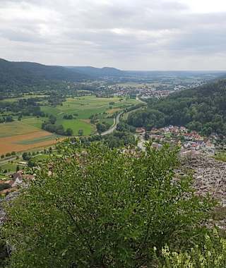 Ausblick über die Fränkische Schweiz