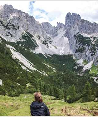 Auf der Theodor-Körner-Hütte