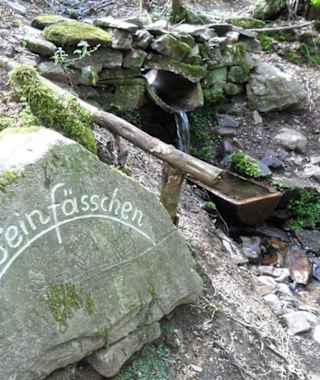 Trinkbrunnen für Wanderer