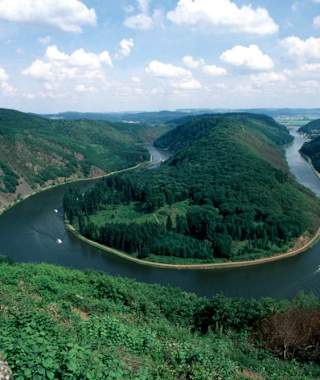 Blick auf die Saarschleife
