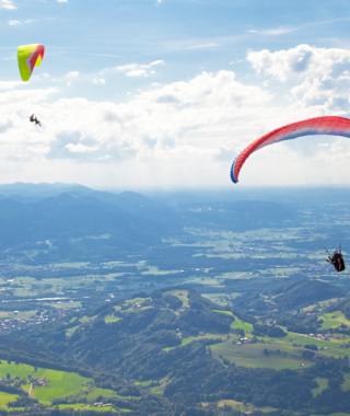 Ausblick vom Hochriesgipfel