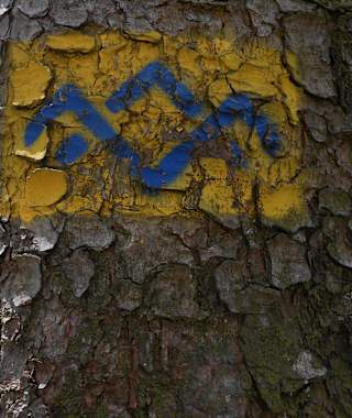 Wegmarkierung der Salzalpentour