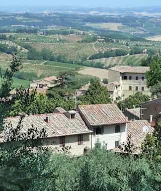 Aussicht von San Gimignano