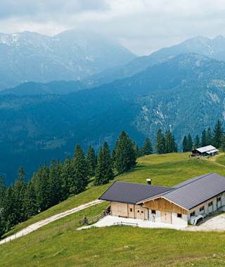 Die Obere Schmaleggalm.