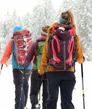 Schneeschuhwandern im Naturpark Nagelfluhkette