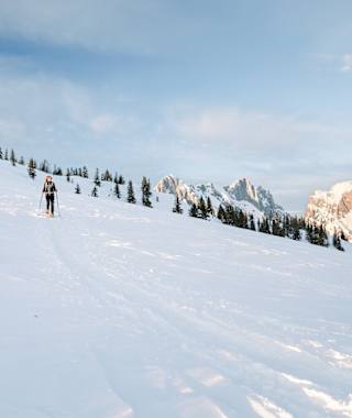 Mit Schneeschuhen auf den Langgangkogel