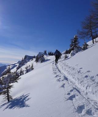 Aufstieg zur Schwalbenwand