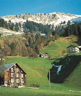 Altes Walserhaus in Seeberg