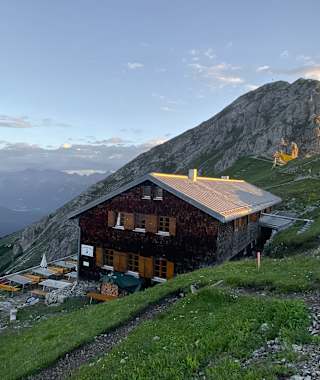 Wanderung von der Rosshütte zur Nördlinger Hütte