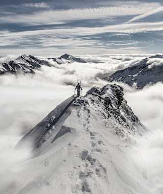 Über den Wolken - auf der Seekarspitze bei Obertauern