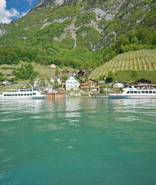 Schiffsbetrieb am Walensee