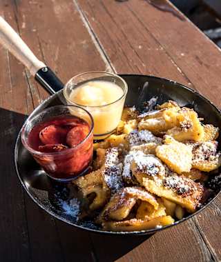 Verdient: Kaiserschmarren auf der Oberen Firstalm