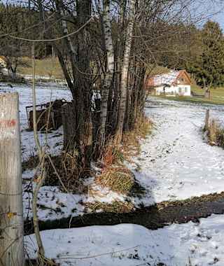 Sonniger Abschnitt nach Unternberg