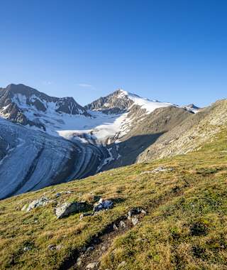 Aufstieg zum Similaun, Marzellkamm