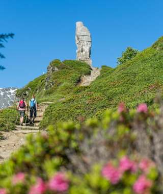 Der steinerne Adler am Stockalperweg