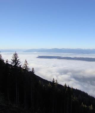 Blick vom Singerberg Richtung Villach