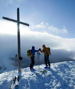 Skitour auf das Hinteres Hörnle
