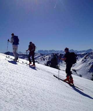 Einer der vielen Aufstiege