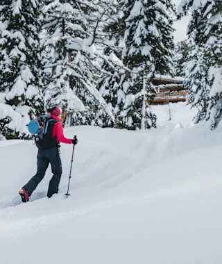 Kurz vor dem Ziel - die Graukogelhütte ist schon in Sicht.