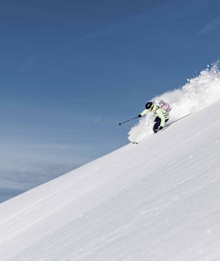 Abfahrt von der Seekarlspitze