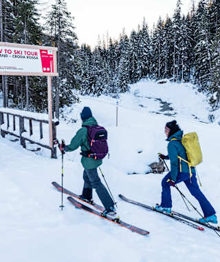 Erster Skitourenlehrpfad in Südtirol - Sexten.