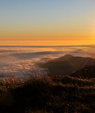 Sonnenaufgang am Karl-Ludwig-Haus