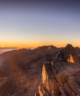 Sonnenuntergang Säuleck