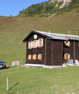 Die Sonnleitnerhütte noch ohne neuer Fassade