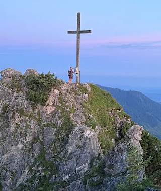 Am Gipfel des Sorgschrofen