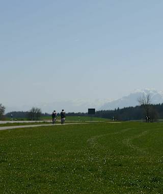Rennradfahrer Waginger See Rundweg