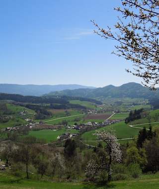 Blick auf das Granitztal