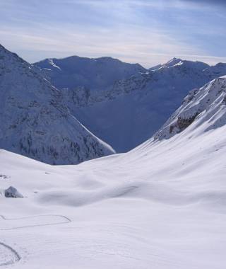 Wunderbare Skihänge am Stelli