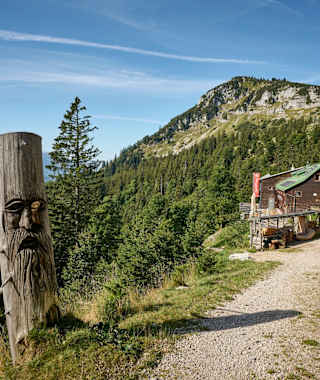 Die Steyrerhütte auf 1.400 m Höhe