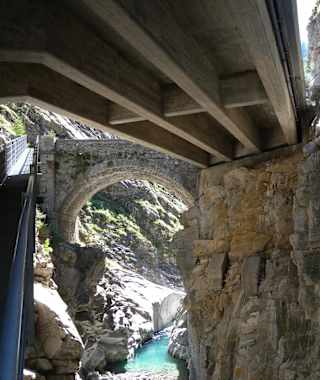 Blick in die Gondoschlucht