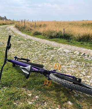 Kurz vor der Dreiwege-Kreuzung unterhalb des Stol