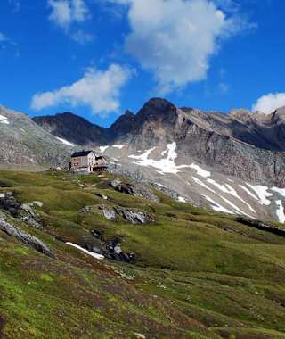 Sudetendeutsche Hütte - Gradötzspitz, Dürrenfeldscharte, Vorderer Kendlspitz