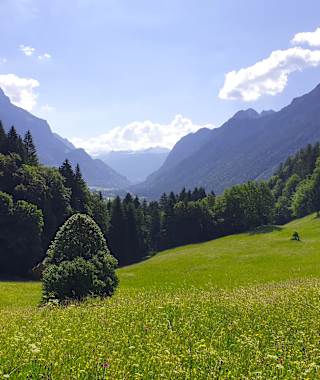 Ausblick Richtung Klostertal