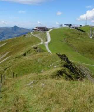 Blick zur Bergstation
