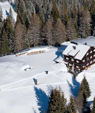 Blick zu den Karawanken