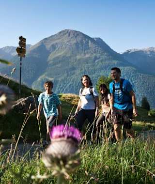 Diese Bergtour ist für die ganze Familie geeignet.