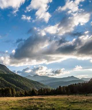 Wandern im Schweizerischen Nationalpark im Kanton Graubünden