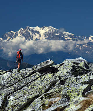 Unterwegs auf der ersten Etappe der Via Alta Vallemaggia