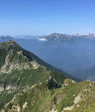 Unterwegs auf der dritten Etappe der Via Alta Vallemaggia